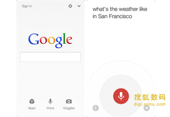 iOS版谷歌搜索加入语音交互 神似Google Now