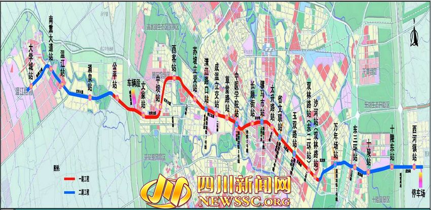 成都地铁4号线太升路站主体结构封顶 中心城区