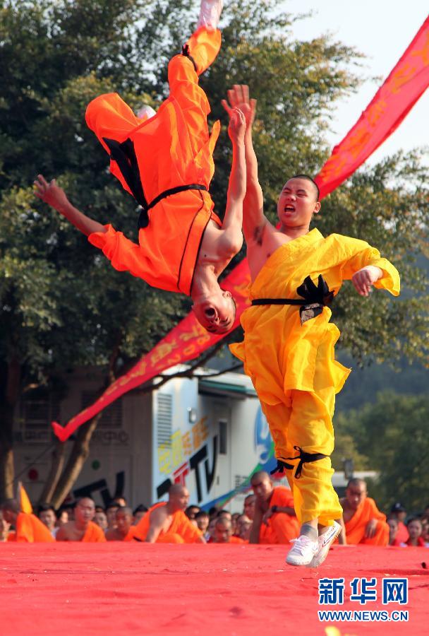 南少林武术文化节开幕:少林 少林 精湛的武艺举世无双