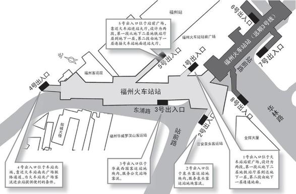 福州火车站站前广场将开启"地下世界",旅客下火车能直达地铁站,轻松图片