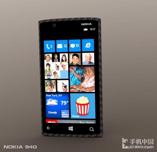 碳纤打造 诺基亚Lumia 940概念机曝光(组图)