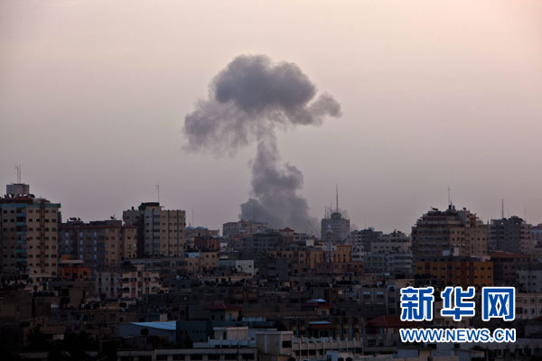 以色列继续轰炸空袭加沙致死人数升至40人(图