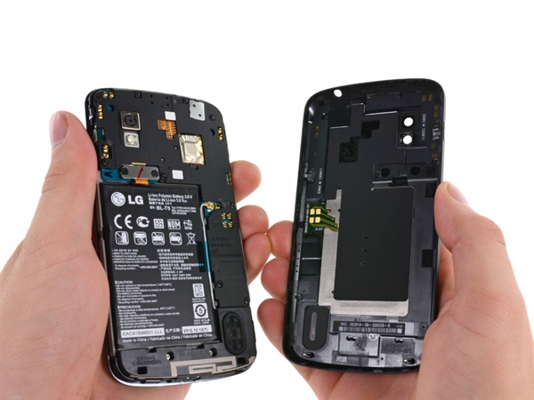 Nexus 4智能手机拆解:电池最难替换-搜狐IT