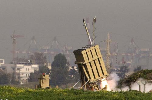 以色列铁穹表现出色 3天拦截245枚火箭弹(图