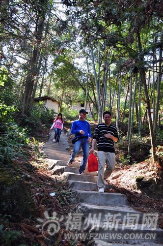 福州近郊添休闲好去处 闽侯竹岐观音岩建登山