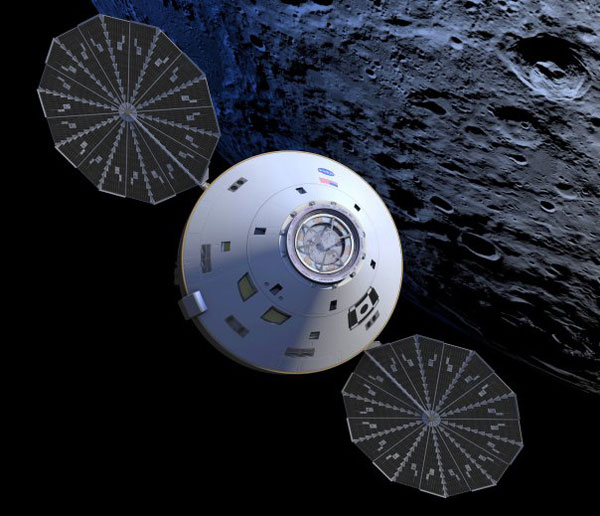 美国宇航局计划在地-月L2上建立空间站。图为