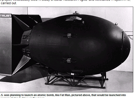 美国曾计划在月球上引爆核弹震慑苏联(图)