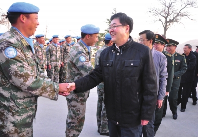 李发军,高雁卿,郭法杰,董宝,安阳军分区司令员刘党峡,政委彭玉斌