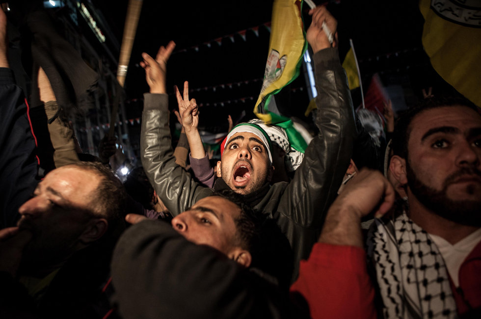 巴勒斯坦“入联”成功 民众街头狂欢