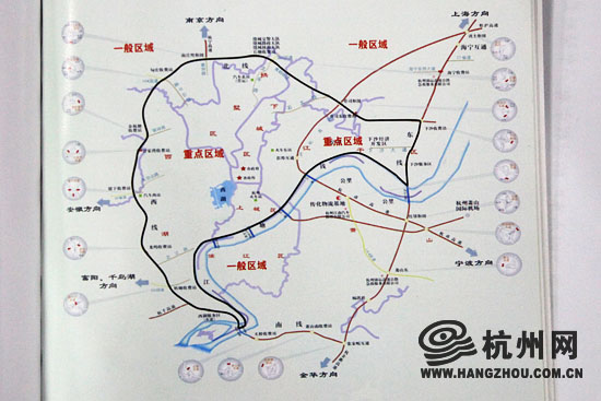 杭州市养犬区域划分图