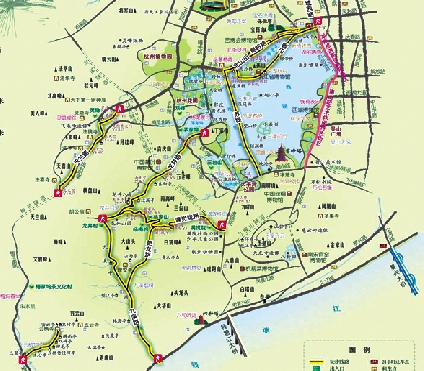 杭城徒步路线图就要出炉 一图在手美景尽在掌握