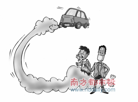 广汽溢丰店售后经理蔡国桢:汽车尾气冒黑烟是油路发生问题,表明