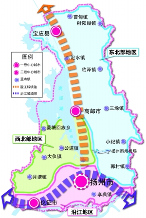 从这部城市总体规划初稿中,记者了解到,未来,扬州城区将构成"两廊三轴图片