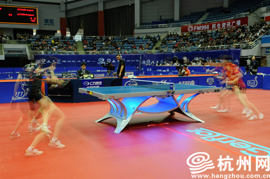 2012乒联总决赛在杭州黄龙体育馆顺利收拍(组