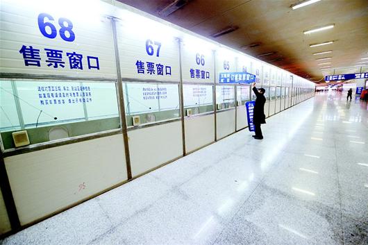 图文:武昌火车站售票厅将转移至地下