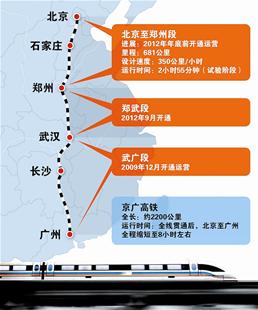21日起铁路调整运行图武汉到北京普通列车少