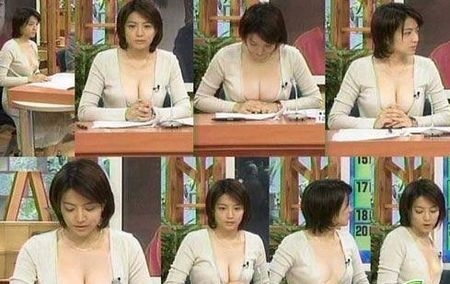 日本女主播一大早就穿成这样播报新闻，谁还有心思睡回笼觉了嘛。