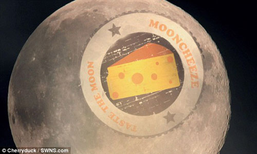 nasa叫急!英公司欲将奶酪广告印上月球