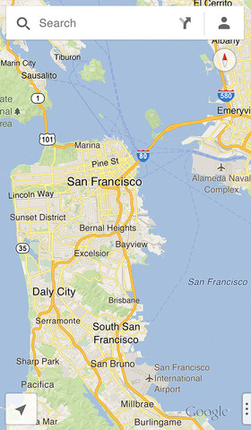 上线啦!谷歌地图iOS版正式在App Store上发布-搜狐滚动