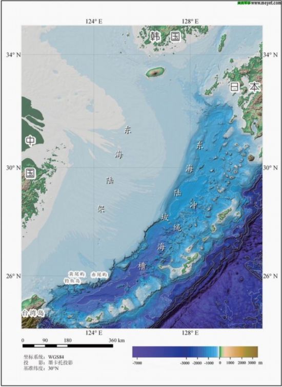 组图:中国提交东海200海里外划界案 界线贴近冲绳(1)_时政频道_光明网