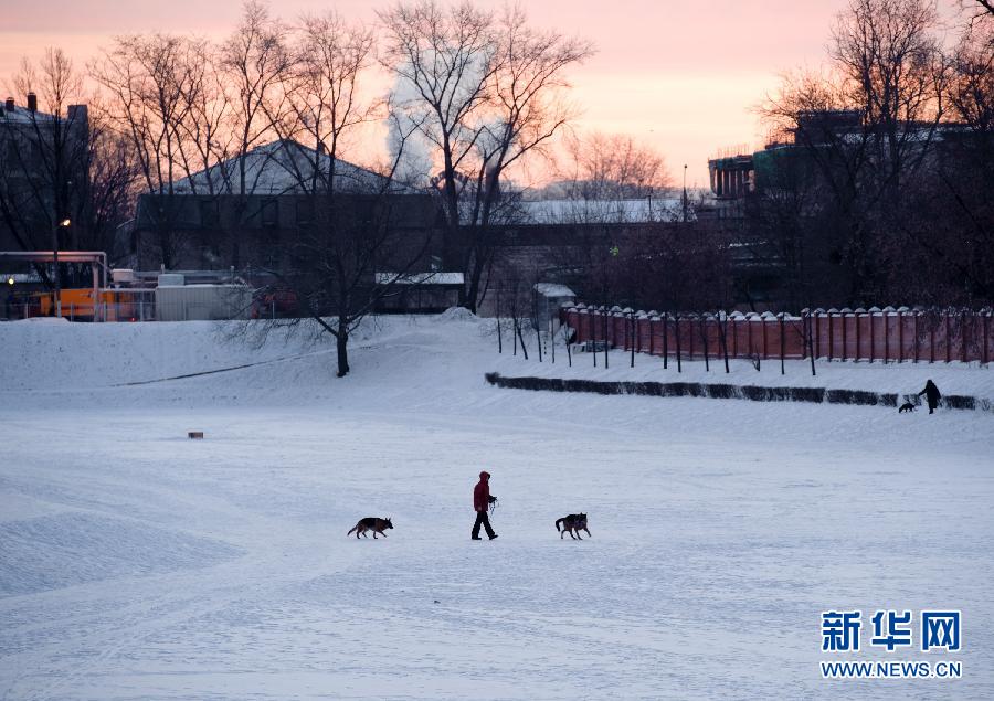 俄罗斯遭遇异常严寒天气 莫斯科气温降至零下