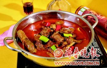 滨州街头火锅鸭"热"起来(图)