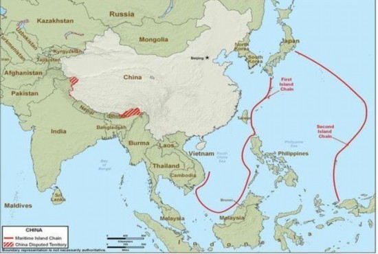 美专家称中国先进导弹已打破美第一岛链围堵(图)