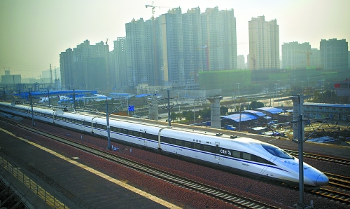 京广高铁建设者:想坐高铁去北京(组图)