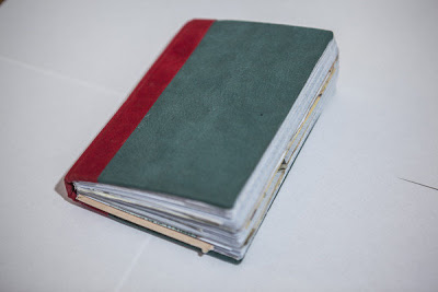 厚厚一本日记,每页都写满了密密麻麻的资料