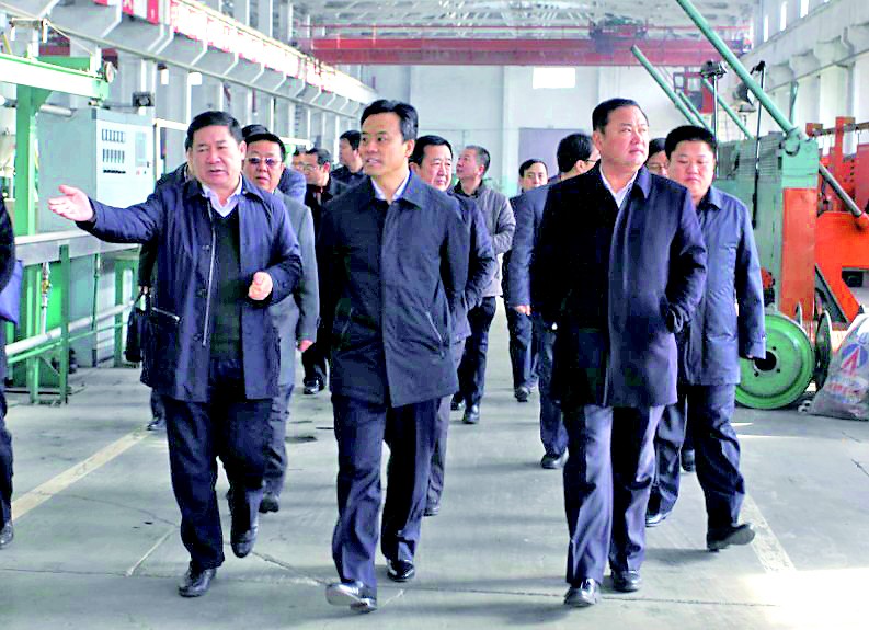 晋城市城区考察团来离石区考察(图)