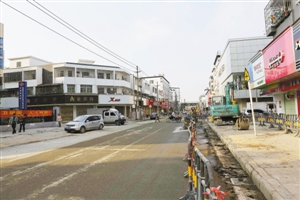 守珍街管线敷设已完工.深圳晚报通讯员 陈建平 摄