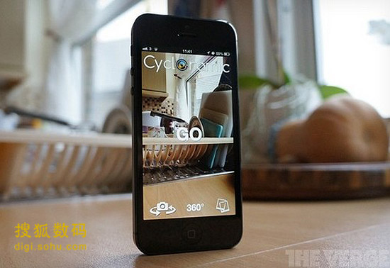 Cycloramic应用上架 通过震动手机拍摄全景视频