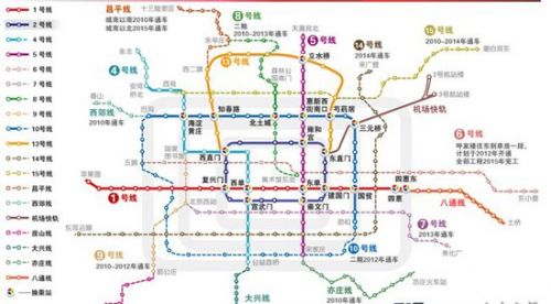北京4条地铁新线低调通车 无红毯无领导讲话