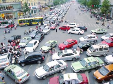 中国城市交通拥堵现状。(资料图)