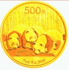 2013版五个规格熊猫金币面市 黄金保值艺术增