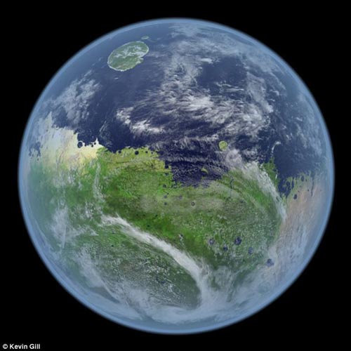 这张照片呈现出人们前所未见过的火星景象