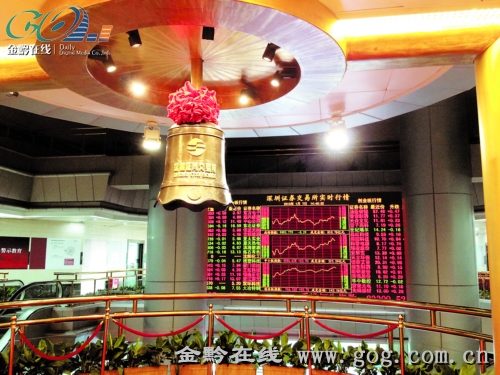 深圳证券交易所大厅。