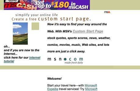 msn.com - 1995年推出