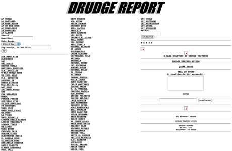 drudgereport.com - 1997年推出