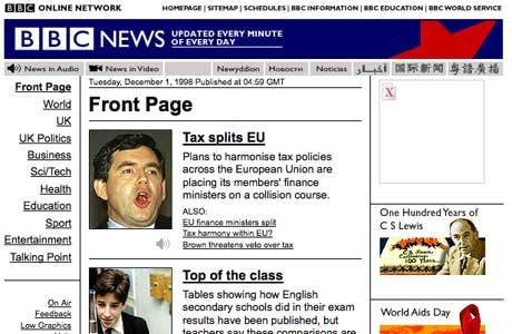 news.bbc.co.uk - 1997年推出