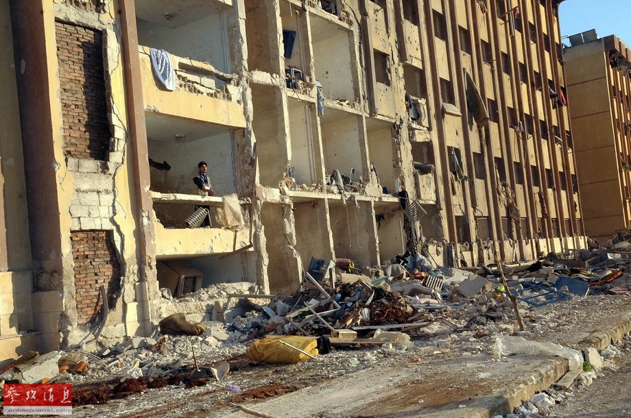 叙利亚大学爆炸死伤惨重(组图)