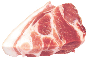 的牛肉色泽呈白色,张女士拿着牛肉请邻居辨认,邻居也说她买的是猪肉