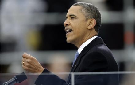奥巴马公开宣誓就职美国总统 开启第二任期(组