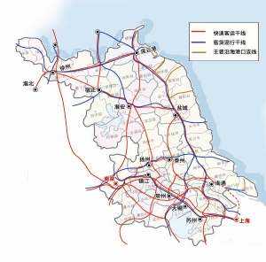 江苏省轨道交通网布局规划图2030年资料图片