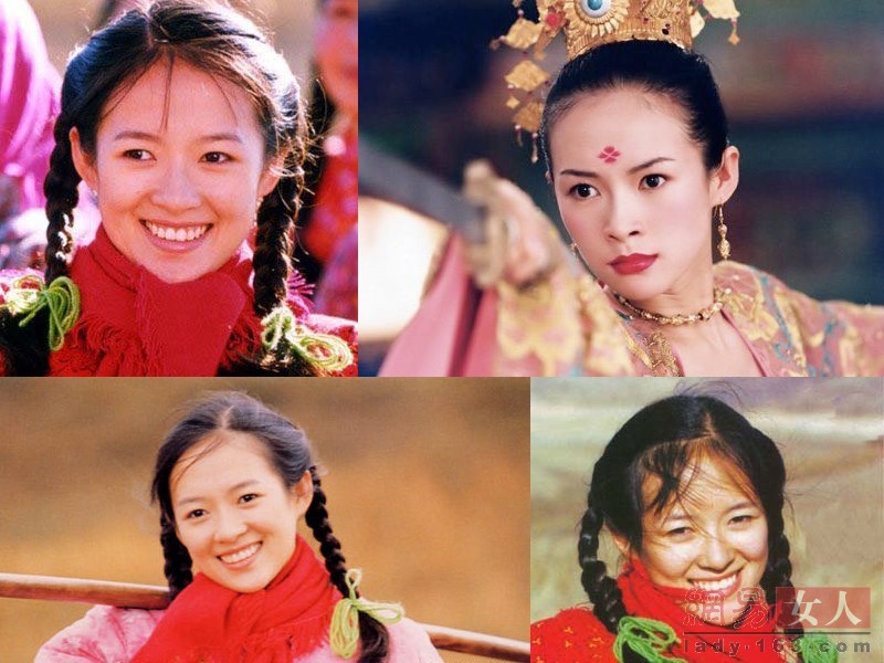 星女郎 谋女郎 龙女郎今夕对比更显气质(组图)