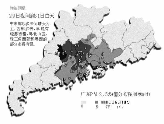 珠三角半数站点PM2.5超标(图)-搜狐滚动