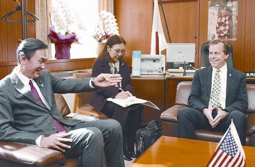 图片说明：29日，美日就朝鲜问题在东京举行磋商。
