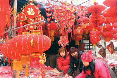 春节渐近 年货走俏(图)