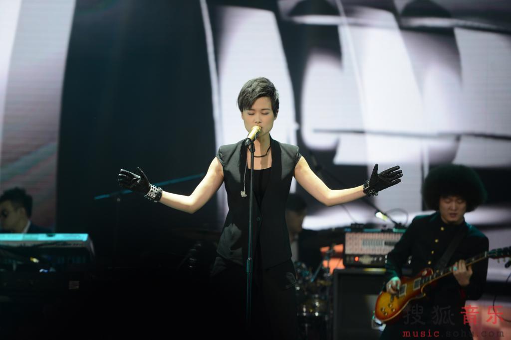 李宇春在北京参加了江苏卫视2013年春晚的节