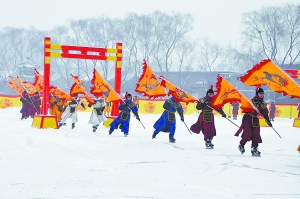 春节可去圆明园看冰嬉大戏(图)